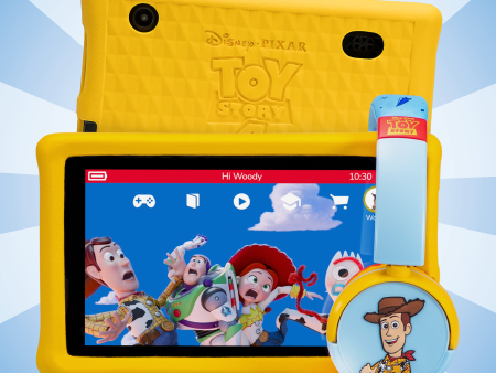 Disney and Pixar s Toy Story 7  Tablet & Headphone Bundle For Sale