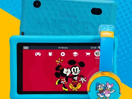 Disney s Mickey and Friends 7  Tablet & Headphone Bundle Online now