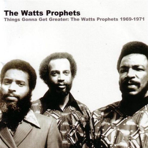 WATTS PROPHETS - 1969-1971 THINGS GONNA GET (CD) Supply