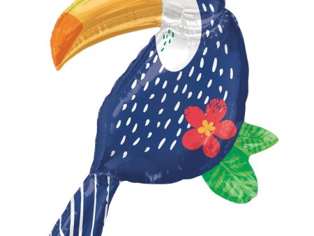 Tropical Jungle Toucan SuperShape 76x93cm Sale