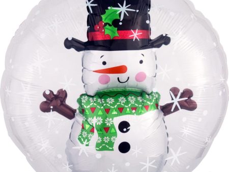 Snowman Insiders Foil Balloon 60cm Sale