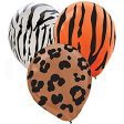 Animal Print Latex Balloons 12in, 20pcs Online Sale