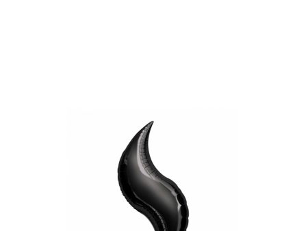 Black Curve Mini Shape Balloon 15in For Sale