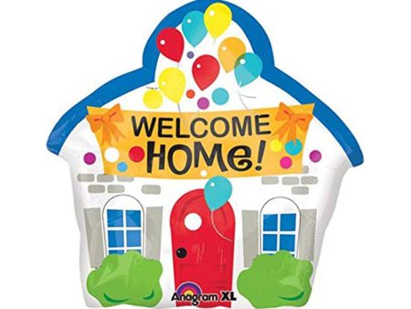 Welcome Home House Foil Balloon 18in Sale