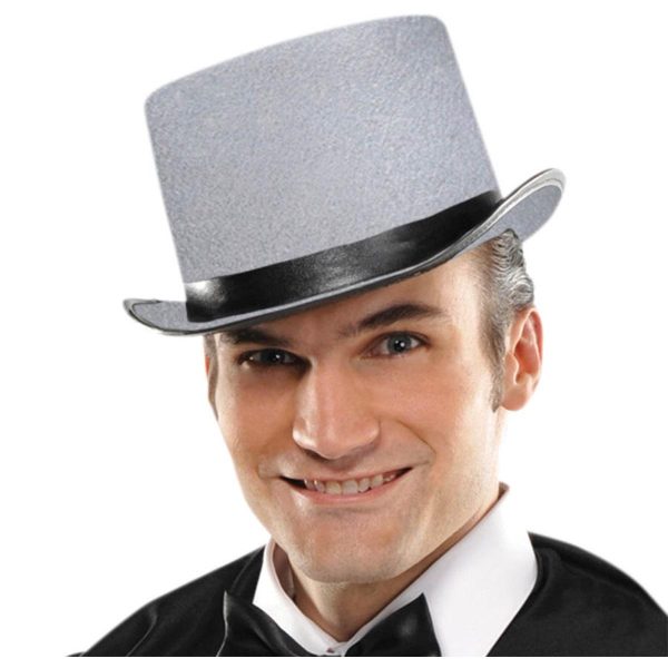 Grey Stove Top Hat Online Hot Sale