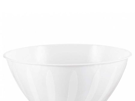 White Swirl Bowl 5qt For Sale