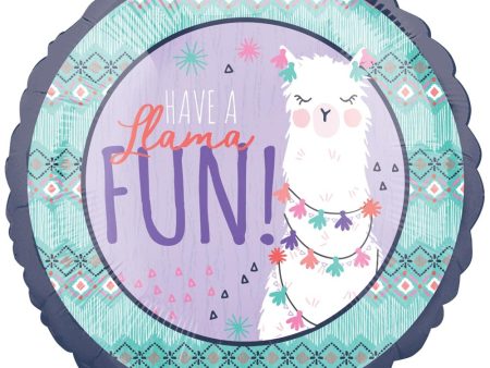 Llama Fun Foil Balloon 45cm Supply