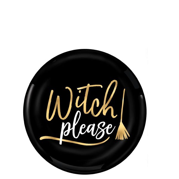 Witch Please Plastic Coupe Plates 7.5in, 4pcs For Discount