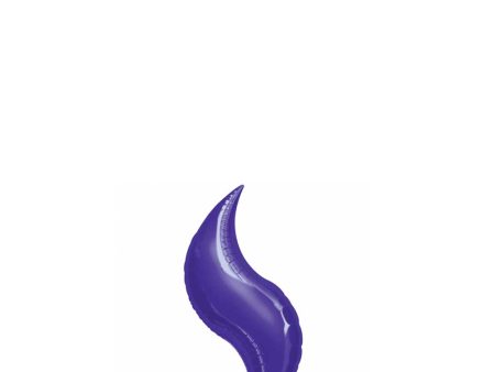 Purple Curve Mini Shape Balloon 15in Sale