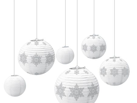 Winter Icon Paper Lanterns 6pcs For Sale