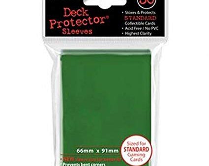 Ultra Pro - PRO-Gloss 50ct Standard Deck Protector® sleeves: Green Cheap