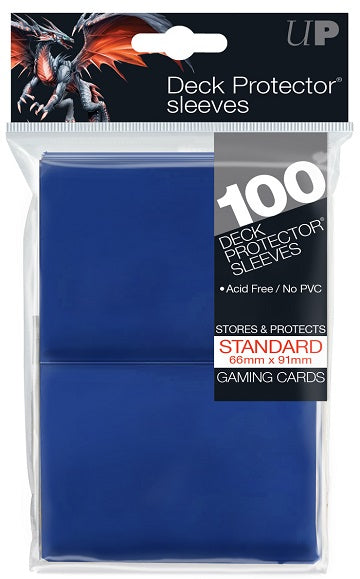 Ultra Pro - PRO-Gloss 100ct Standard Deck Protector® sleeves: Blue For Sale