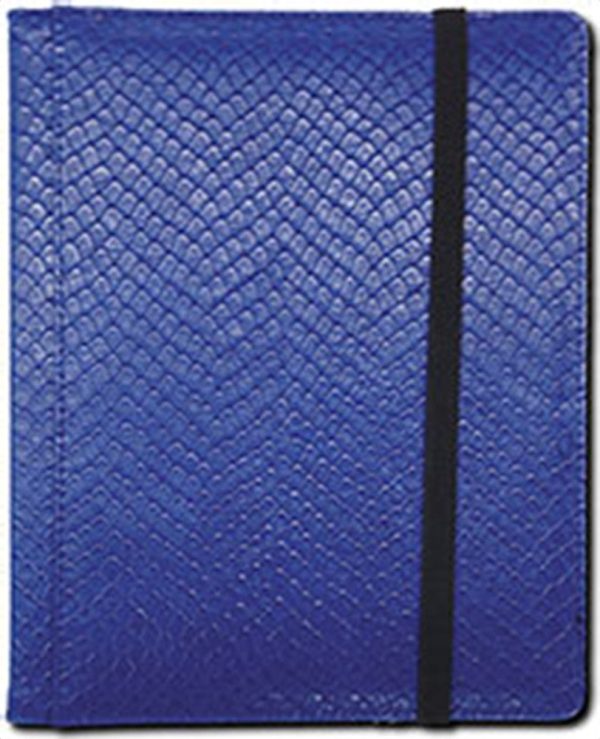 4-Pocket Dragonhide Sideloading Binder: Blue Fashion