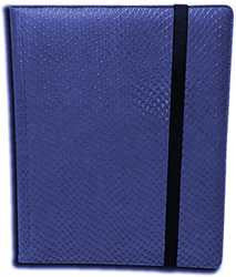 9-Pocket Dragonhide Sideloading Binder: Blue Hot on Sale